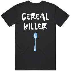 Cereal Killer Funny Breakfast Spoon Vintage Unisex Classic Unisex Soft Cotton tee T Shirt