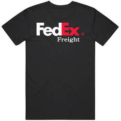 Fedex Freight Shipping Company Logo Retro Graphic Unisex Cotton Black Unisex Soft Cotton tee T Shirt