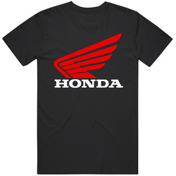 Honda Logos Black Retro Graphic Unisex Soft Cotton Black Unisex Soft Cotton tee T Shirt