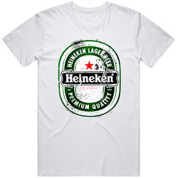 Heinekens Premium Quality Beer Lover Lager Fan Gift Classic Retro Unisex Soft Cotton tee T Shirt