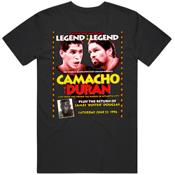 Hector Macho Camacho Roberto Duran Boxing Boxer Unisex Soft Cotton tee T Shirt
