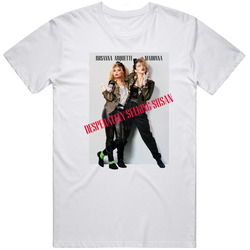Desperately Seeking Susan, T-shirt, Madonna, Retro, 1980's, Rosanna Arquette, Movie Unisex Soft Cotton tee T Shirt