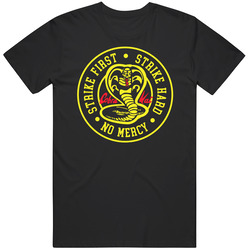 Cobra Kai Strike First Karate Kid Unisex Soft Cotton tee T Shirt