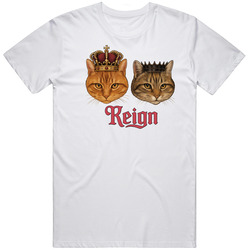 Reign Paul Maurice Cats Crown Unisex Soft Cotton tee T Shirt