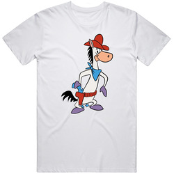 Quick Draw Mcgraw Retro Cartoon Character Unisex Soft Cotton tee T Shirt