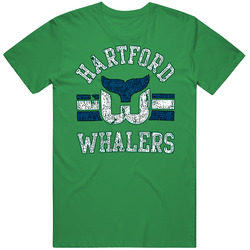 Hartford Whalers Vintage Unisex Soft Cotton tee T Shirt