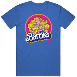 Barbie, T-Shirt, Doll, Golden Dream, Retro, 70's, Glamour, Girl's, Toy Unisex Soft Cotton tee T Shirt