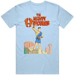 The Mighty Hercules 60s Cartoon Tv Series Unisex Soft Cotton tee T Shirt