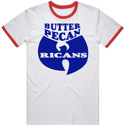 Wutang Butter Pecan Ricans Ice Cream Hip Hop Music Fan Retro Unisex Soft Cotton tee T Shirt