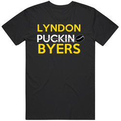 Lyndon Byers Boston Puckin Hockey Unisex Soft Cotton tee T Shirt