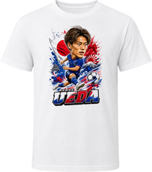 Ayase Ueda Japan Soccer Caricature 2026 World Cup T Shirt