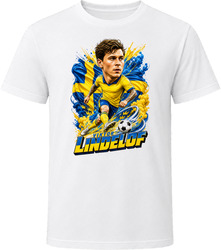Viktor Lindelof Sweden Soccer Caricature 2026 World Cup T Shirt