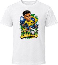 Rodrygo, Brazil Caricature Soccer 2026 T Shirt