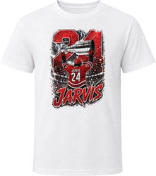 Carolina Hurricanes Seth Jarvis Championship Trophy T Shirt