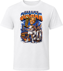 New York Knicks Jeremy Sochan Championship Salem Sports Caricature T Shirt
