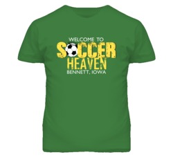Welcome To Soccer Heaven Bennett Iowa T Shirt