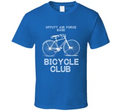 Offutt Air Force Base Bicycle Club City T Shirt