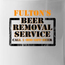 Fulton's Beer Removal Service Name Mug