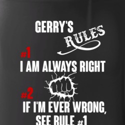 Gerry Funny Rules Mug