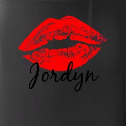 Jordyn Personalized Name Lips Kiss Love Essential Mug