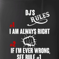 Dj Funny Rules Mug