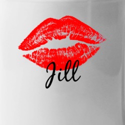 Jill Personalized Name Lips Kiss Love Essential Mug