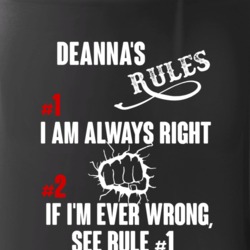 Deanna Funny Rules Mug