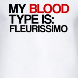 Fleurissimo My Blood Type Is Alcohol Fun T Shirt