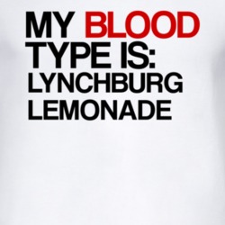 Lynchburg Lemonade My Blood Type Is Alcohol Fun T Shirt