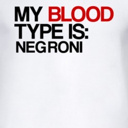 Negroni My Blood Type Is Alcohol Fun T Shirt