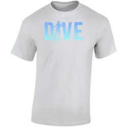 Dive Swimmer Distressed Look T Shirt Dive Swimmer Distressed Look T Shirt