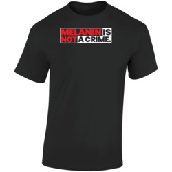 Melanin Is Not A Crime Civil Rights Activism T Shirt Melanin Is Not A Crime Civil Rights Activism T Shirt