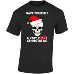 Have Yourself A Very Metal Christmas Skull T Shirt Have Yourself A Very Metal Christmas Skull T Shirt