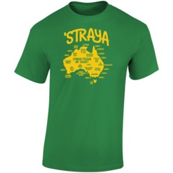 Australia Straya Funny Killer Creatures Maps Travel Wanderlust T Shirt