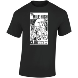 The Mile High Club Enjoying Some Pie In The Sky Funny Frequent Flyer W