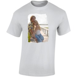 John B Sarah Outer Banks Tv Distressed Photo T Shirt John B Sarah Outer Banks Tv Distressed Photo T Shirt