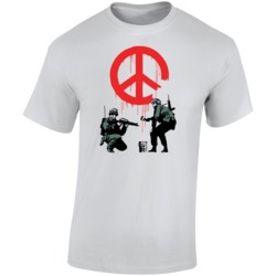 Peace Soldiers Banksy Graffiti Urban Art Fan T Shirt Peace Soldiers Banksy Graffiti Urban Art Fan T Shirt