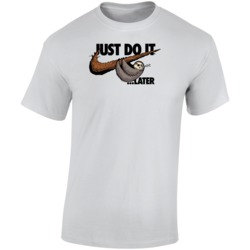Just Do It Later Sloth Nike Swash Mashup Parody Funny T Shirt Just Do It Later Sloth Nike Swash Mashup Parody Funny T Shirt