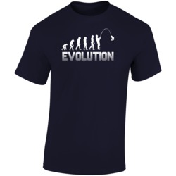 Evolution Of Man Fishing T Shirt Evolution Of Man Fishing T Shirt