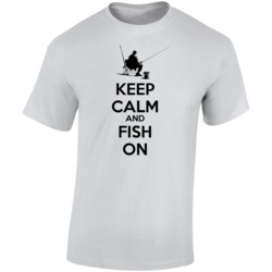 Keep Calm And Fish On T Shirt Keep Calm And Fish On T Shirt