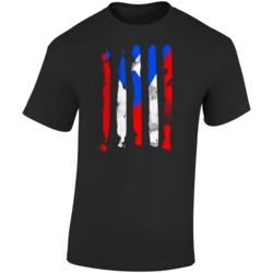 Puerto Rico Flag Distressed Look T Shirt Puerto Rico Flag Distressed Look T Shirt