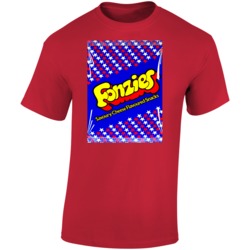 Fonzies Savoury Cheese Flavoured Snacks 80s Nostalgia T Shirt Fonzies Savoury Cheese Flavoured Snacks 80s Nostalgia T Shirt