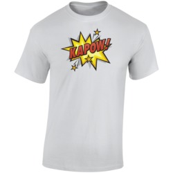 Comic Book Kapow Funny T Shirt