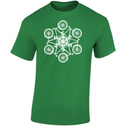 Cool Bicycle Hexagon Design Biking Fan T Shirt Cool Bicycle Hexagon Design Biking Fan T Shirt