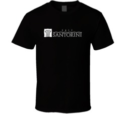 Cafe Santorini Los Angeles Restaurant T Shirt Cafe Santorini Los Angeles Restaurant T Shirt
