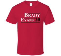 Tom Brady Mike Evans For President 2020 Football T Shirt Tom Brady Mike Evans For President 2020 Football T Shirt