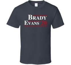 Tom Brady Mike Evans For President 2020 Tampa Bay Football T Shirt Tom Brady Mike Evans For President 2020 Tampa Bay Football T Shirt