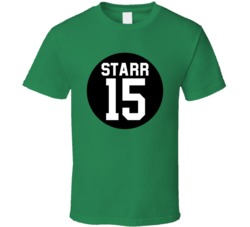 Bart Starr 15 Green Bay Favre Rodgers Fan T Shirt Bart Starr 15 Green Bay Favre Rodgers Fan T Shirt