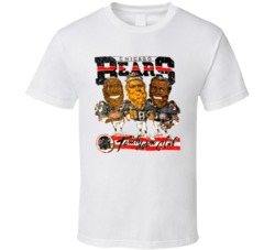 Chicago Football Touchdown Club 80s Caricature T Shirt Chicago Football Touchdown Club 80s Caricature T Shirt