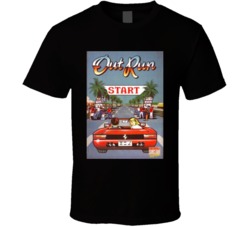 Out Run Retro Video Game T Shirt Out Run Retro Video Game T Shirt